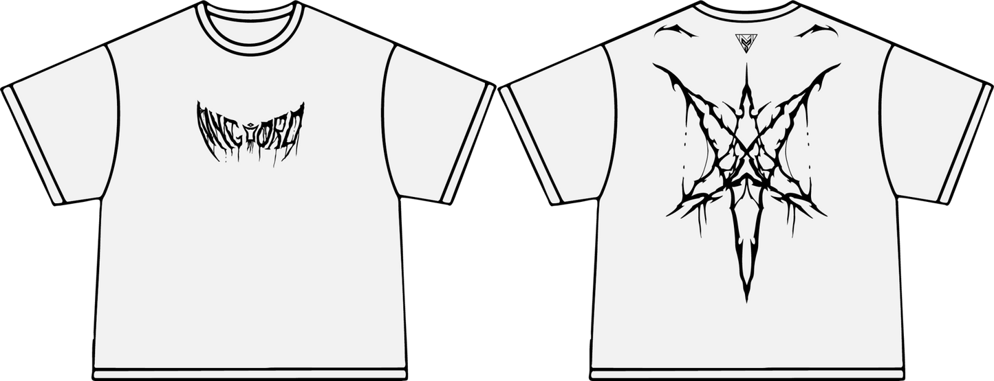 BOND Oversized T-shirt w/ Intricate Design 1 - MYGORD