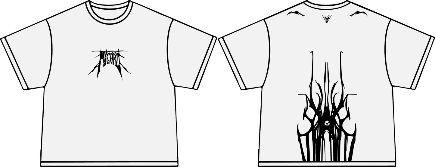 BOND Oversized T-shirt w/ Intricate Design 2 - MYGORD