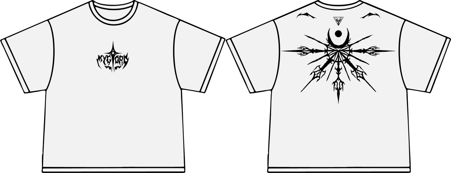 BOND Oversized T-shirt w/ Intricate Design 7 - MYGORD