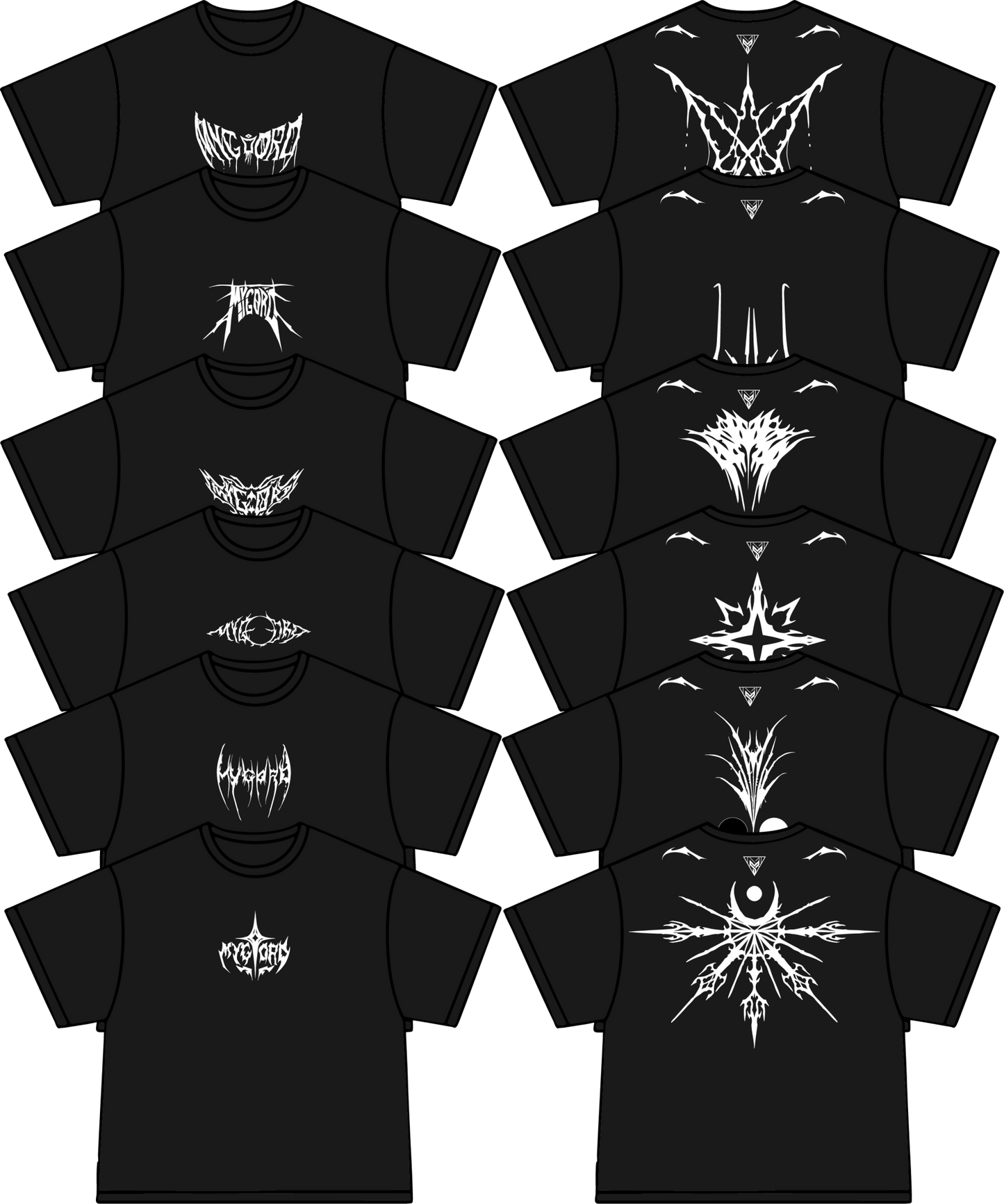 BOND/C1 Relaxed Fit T-shirt Bundle - MYGORD