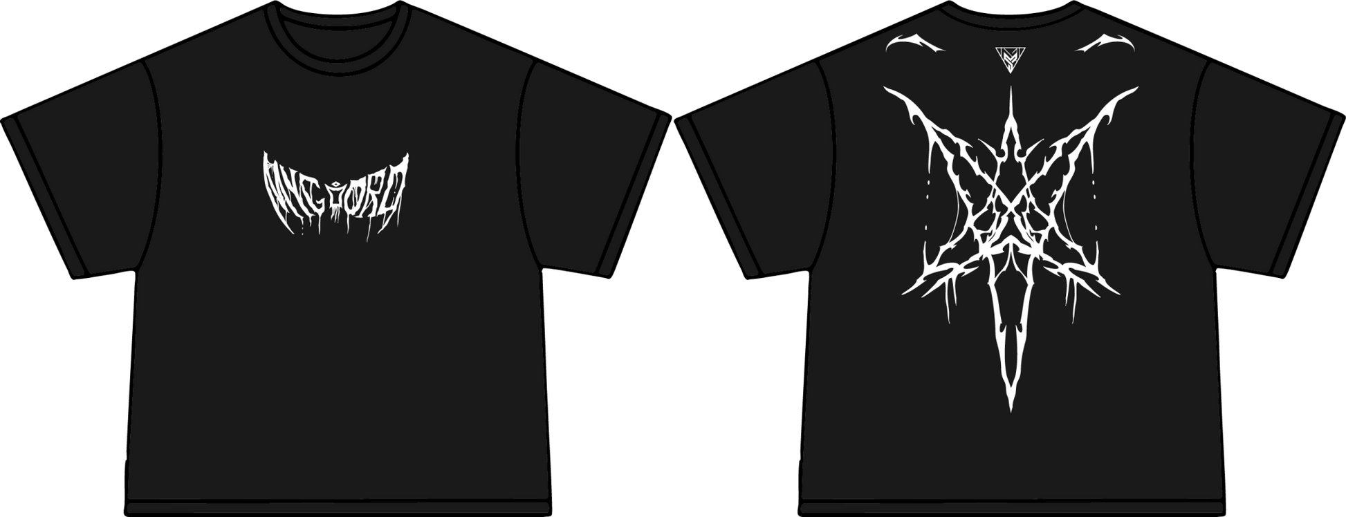 BOND Oversized T-shirt w/ Intricate Design 1 - MYGORD
