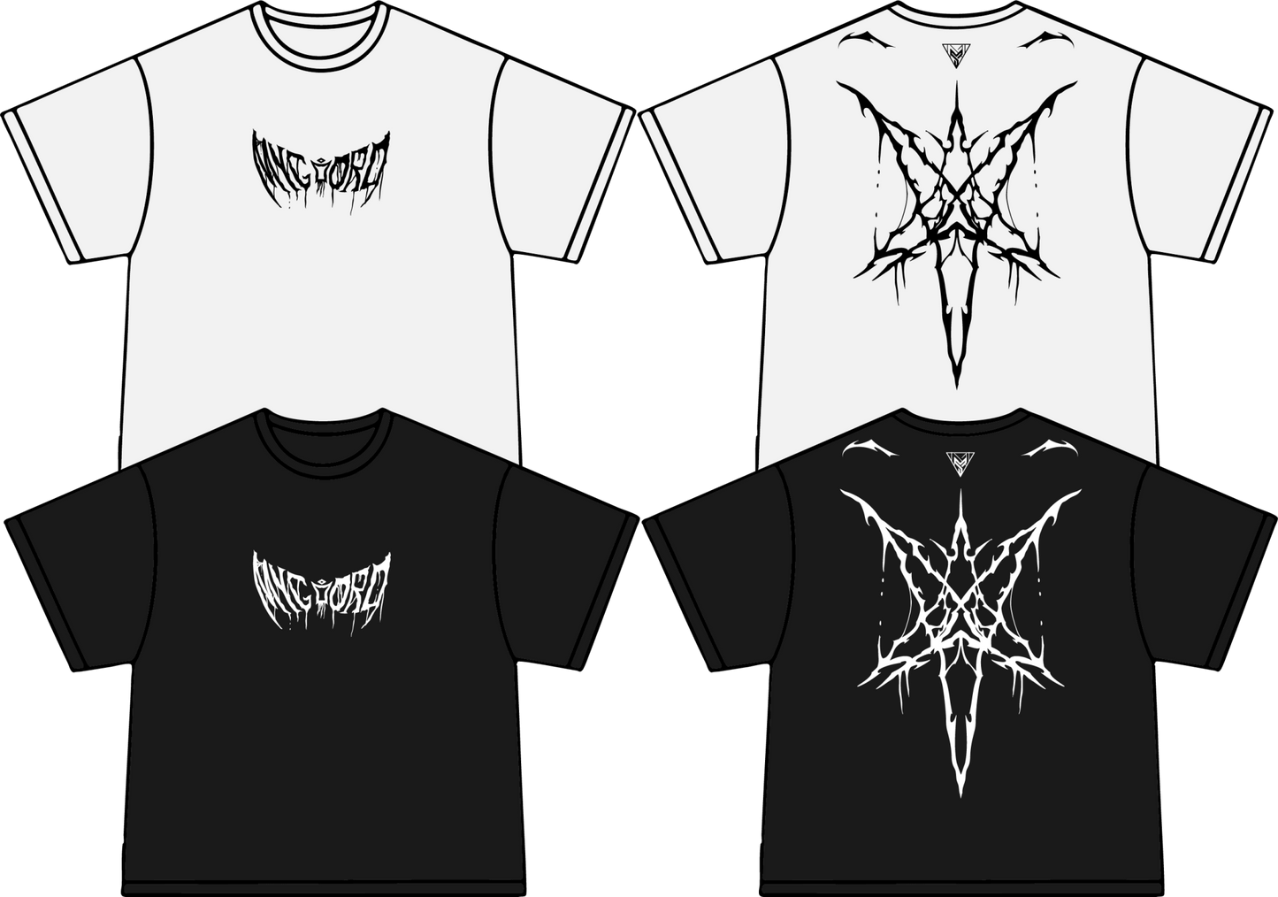 BOND Oversized T-shirt w/ Intricate Design 1 - MYGORD