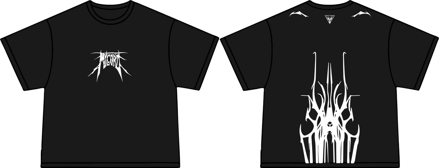 BOND Oversized T-shirt w/ Intricate Design 2 - MYGORD