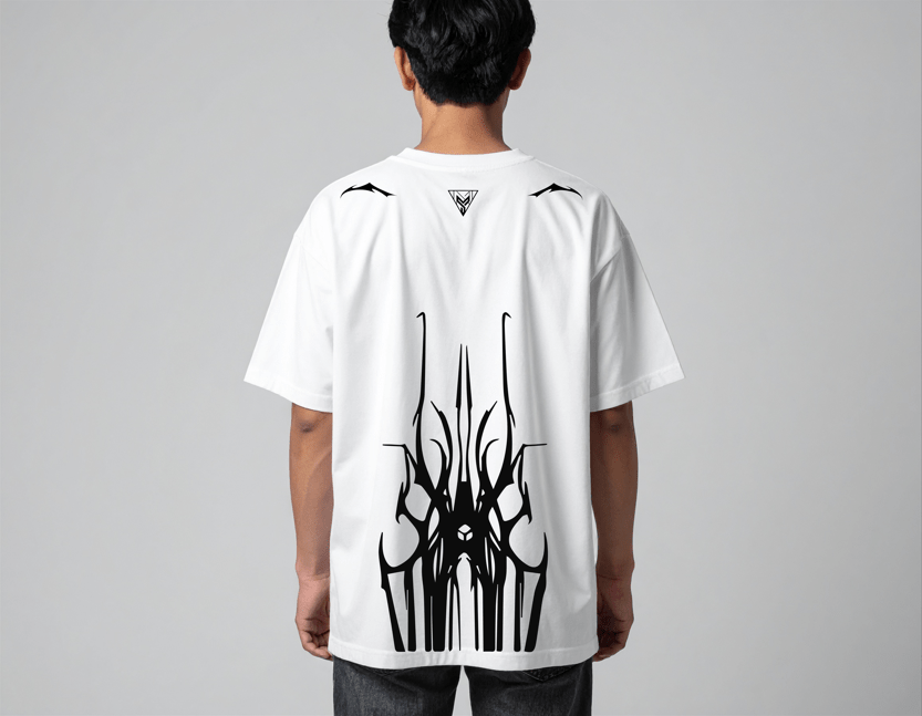 BOND Oversized T-shirt w/ Intricate Design 2 - MYGORD